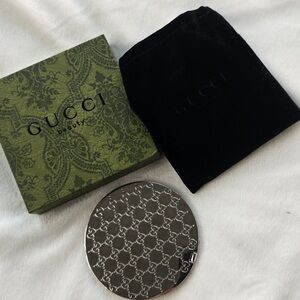Gucci GWP Silver Logo Compact Mirror